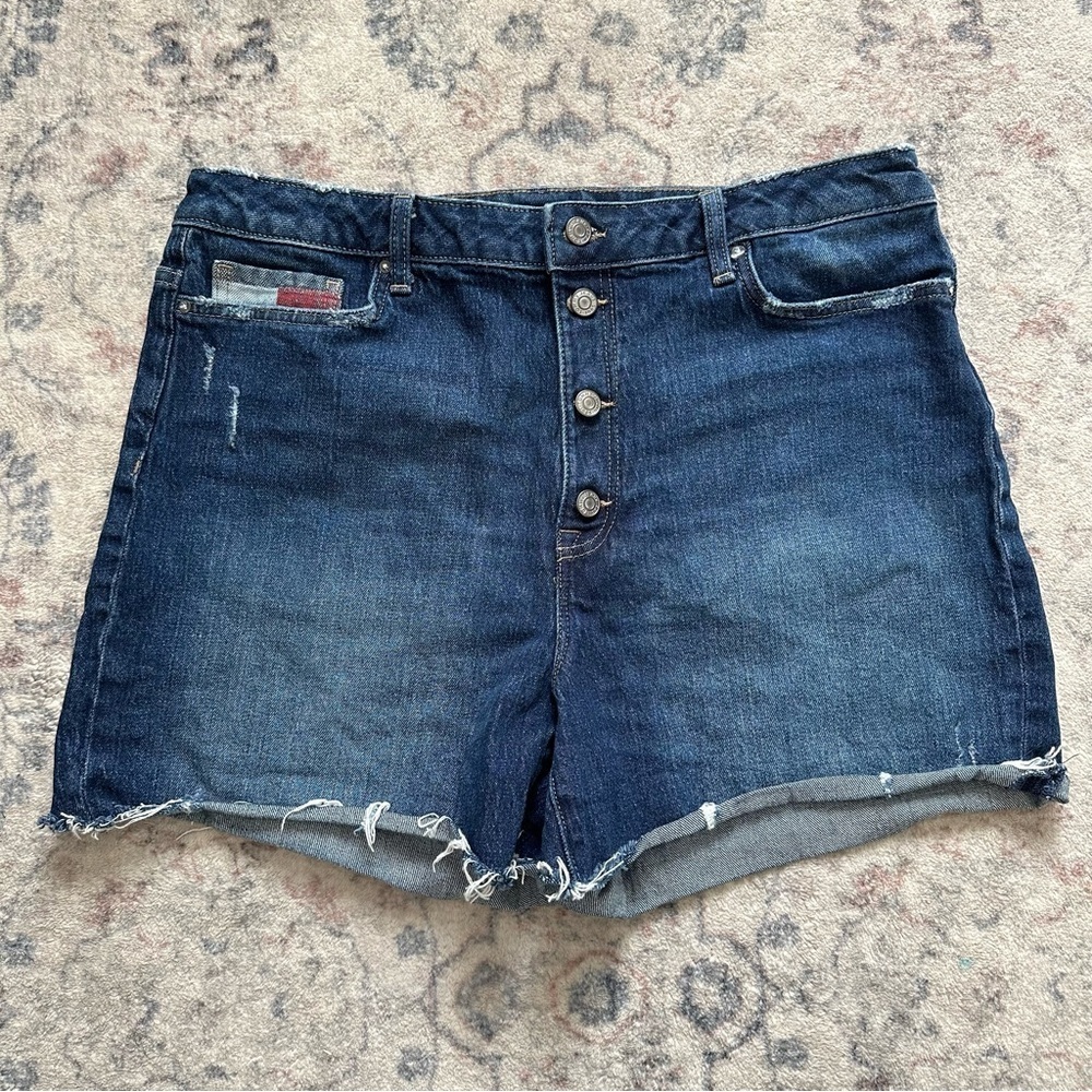 Tommy Hilfiger High‎ Rise Mom Denim Shorts #13